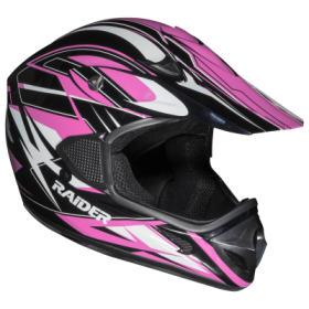 Raider RX1 MX Off-Road Helmet for Adults - Pink - Large