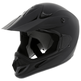 Raider RX2 MX Off-Road Helmet for Adults - Matte Black - L