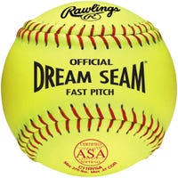 Rawlings ASA Dream Seam 11" Synthetic Softball - Dozen in Yellow Size 11 in