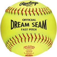 Rawlings ASA/NFHS Dream Seam 12" Softball - Dozen in Yellow Size 12in