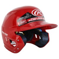 Rawlings Mach Gloss Junior Batting Helmet - 2023 Model in Red