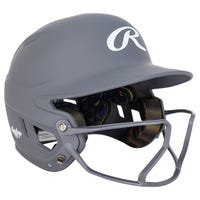 Rawlings Mach Hi-Viz Junior Fastpitch Softball Batting Helmet in Grey Size Youth