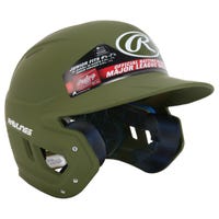 Rawlings Mach Matte Junior Batting Helmet in Military Green