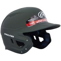 Rawlings Mach Matte Senior Batting Helmet in Black