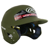 Rawlings Mach Matte Senior Batting Helmet in Military Green