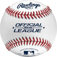 Rawlings Official League Wound Solid Cork/Rubber Practice Baseballs - 1 Dozen