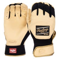 Rawlings Pro Preferred Adult Batting Gloves - 2024 Model in Tan|Black Size Medium