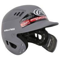 Rawlings R16 Reverse Matte Junior Batting Helmet in Gray