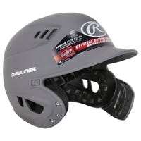 Rawlings R16 Reverse Matte Senior Batting Helmet in Gray