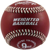 Rawlings Weighted Training Baseball in Red Size 9oz