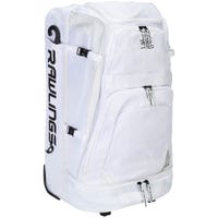 Rawlings Wheeled Catcher's Backpack in White