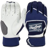 Rawlings Workhorse Adult Baseball Batting Gloves - 2022 Model in Navy Size Large