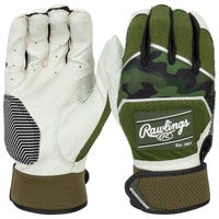 Rawlings Workhorse Adult Baseball Batting Gloves - 2023 Model in Camo Size Large