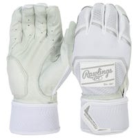 Rawlings Workhorse Compression Strap Adult Baseball Batting Gloves - 2022 Model in White Size XX-Large