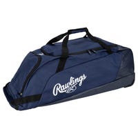 Rawlings Workhorse Wheeled Players Bag in Navy