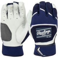 Rawlings Workhorse Youth Baseball Batting Gloves - 2022 Model in Navy Size Large