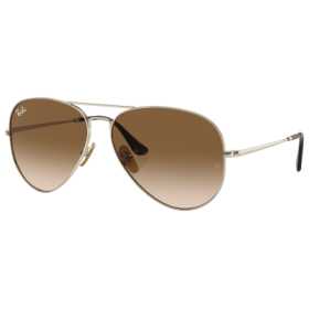 Ray-Ban Aviator Titanium RB8089 Gradient Glass Sunglasses