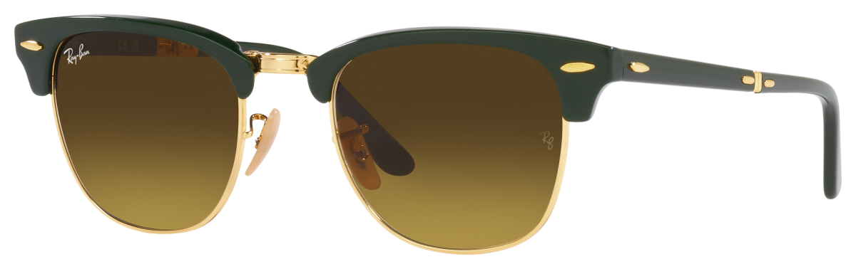 Ray-Ban Clubmaster Folding Classic RB2176 Gradient Glass Sunglasses