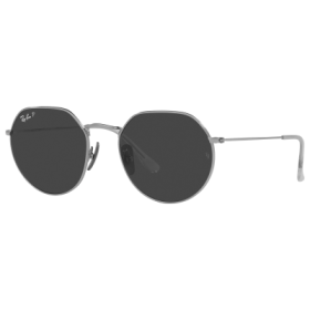 Ray-Ban Jack Titanium RB8165 Glass Polarized Sunglasses - Black/Silver - M