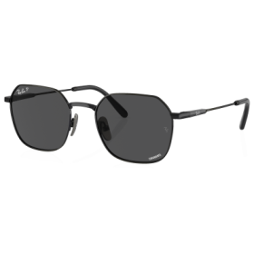 Ray-Ban Jim Titanium RB8094 Chromance Glass Polarized Sunglasses - Black/Dark Gray Chromance