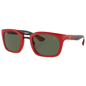 Ray-Ban RB8362M Scuderia Ferrari Collection Sunglasses - Red/Dark Green Classic - XX-Large