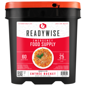 ReadyWise Entree Bucket Emergency Food Supply