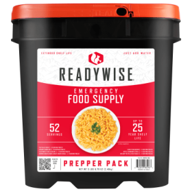 ReadyWise Prepper Pack Emergency Food Supply Bucket