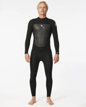 Rip Curl Mens Wetsuits Omega 4/3mm Back Zip Fullsuit