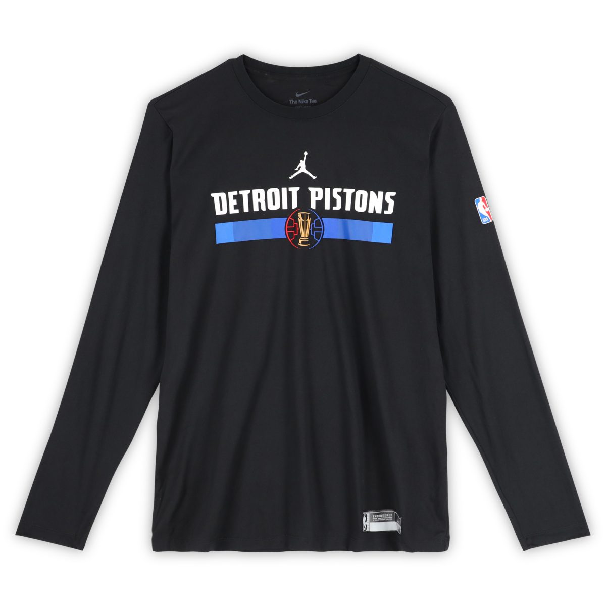 Ron Holland II Detroit Pistons Player-Worn Black NBA Cup Long Sleeve Shirt from the 2024-25 NBA Season - Size XLT