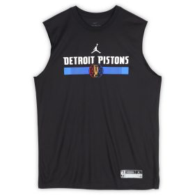 Ron Holland II Detroit Pistons Player-Worn Black NBA Cup Sleeveless Shirt from the 2024-25 NBA Season - Size XLT