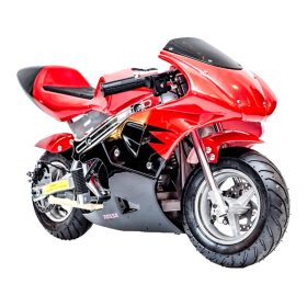 Rosso Gas Pocket Bike 33cc 2-Stroke - Red