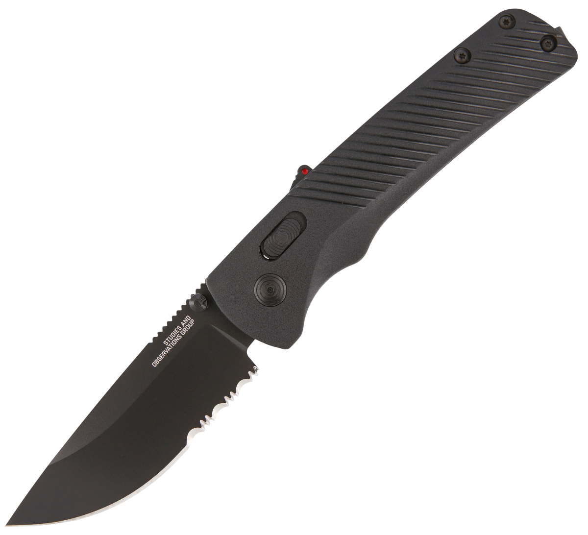 SOG Flash AT Blackout Serrated Folding Knife