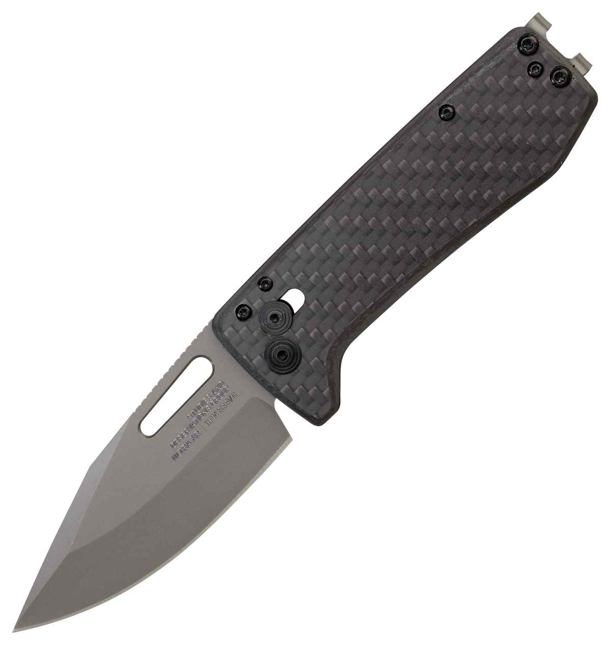 SOG Ultra XR Clip-Point Folding Knife - Black