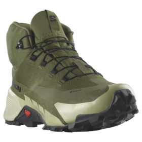 Salomon Cross Hike 2 Mid GORE-TEX Hiking Boots for Men - Olive/Moss Black - 12M