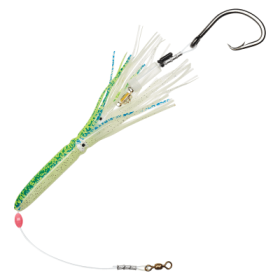 Salty Lures Pro Series Halibut Deep Drop Squid Rig - Green Spot