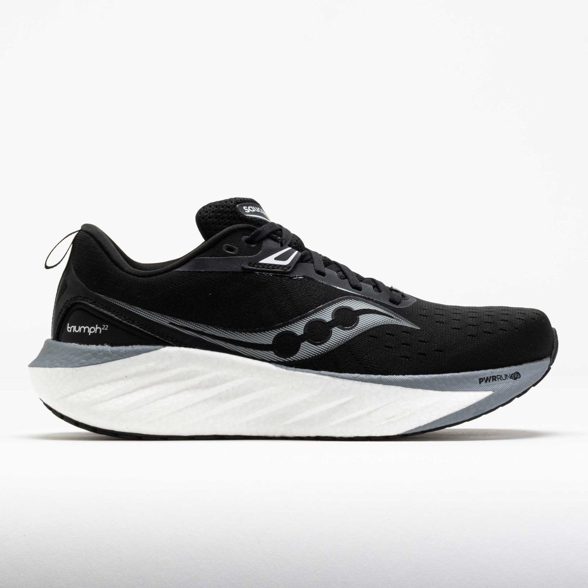 Saucony Triumph 22 Men's Running Shoes Black/White