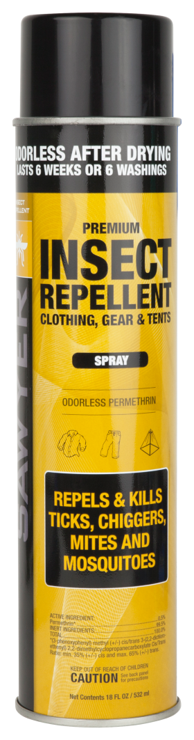 Sawyer Permethrin Premium Insect Repellent Aerosol Spray for Clothing - 18 oz.