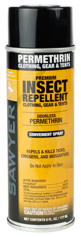 Sawyer Permethrin Premium Insect Repellent Aerosol Spray for Clothing - 6 oz.