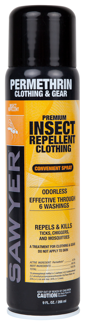 Sawyer Permethrin Premium Insect Repellent Aerosol Spray for Clothing - 9 oz.