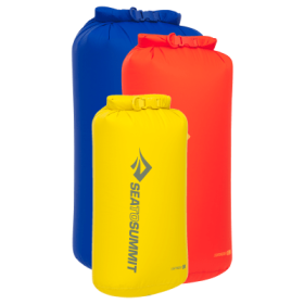 Sea to Summit Lightweight Dry Bags 3-Pack - Yellow, Orange, Blue - 8L, 13L, 20L