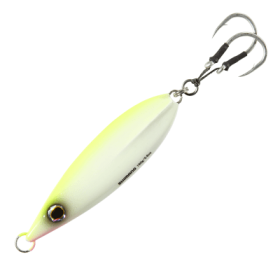 Shimano Butterfly Flat-Fall Jigs - Chartreuse/White - 5-1/2"