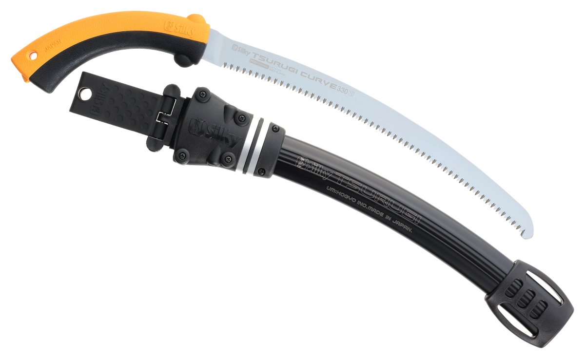 Silky Tsurugi Curve 330mm Hand Saw - Yellow/Black