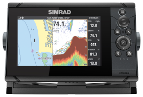 Simrad Cruise 7 Fishfinder/Chartplotter with US Coastal Map and 83/200 Transducer