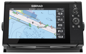 Simrad Cruise 9 Fishfinder/Chartplotter with US Coastal Map and 83/200 Transducer