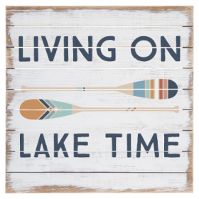 Sincere Surroundings Lake Time Paddles Perfect Pallet Tabletop Display