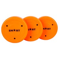 Smart Hockey Shooting Training Pucks - 3 Pack in Neon Orange (6oz.)