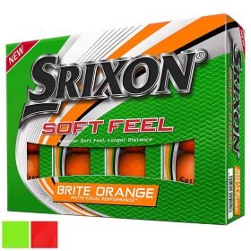 Srixon 2020 Soft Feel Brite Golf Ball Brite/Red (10299491)