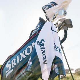 Srixon Limited Edition Major Golf Towel Navy/White