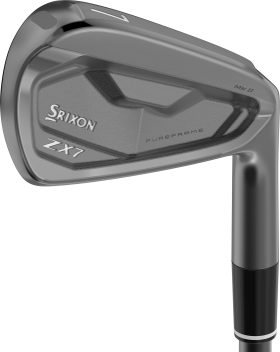 Srixon Limited Edition ZX7 Mk II Black Chrome Irons - RIGHT - 4-PW - BLK C TAPER S - Golf Clubs