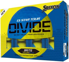 Srixon Q-STAR Tour Divide 2 Golf Balls - Yellow/Blue